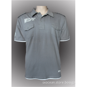 Cotton men's polo-shirt short sleeve